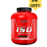 Whey Isolado 1,8kg Iso Triple Zero Integral Médica - Sabor Morango