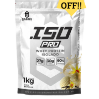 ISO PRO Whey Isolado 1Kg Sabor Baunilha Soldiers Nutrition Soldiers Nutrition