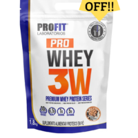 Whey Isolado Concentrado 3w Premium 1,8kg - Profit Sabor Cookies And Cream