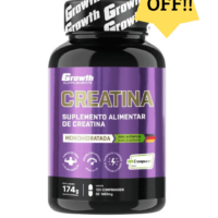 Suplemento Creatina Creapure 120 Comprimidos Growth Supplements - Alta Performance