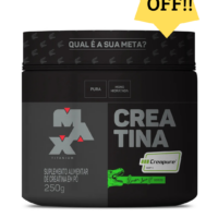 Creatina Pura Selo Creapure 250g Linha Ramon Dino Edição Limitada Sem Sabor - Max Titanium