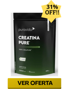 Creatina Creapure Micronizada E Monohidratada 300g Puravida Sabor Sem sabor