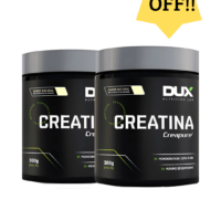 Kit 2x Creatina 300g Creapure Alema - Dux Nutrition Sabor Without Flavor