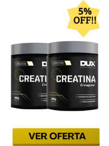 Kit 2x Creatina 300g Creapure Alema - Dux Nutrition Sabor Without Flavor