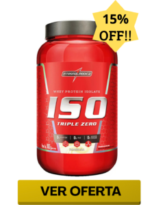 Integralmedica ISO Triple Zero Whey Protein Isolado - Pote 900g - Alta Performance - Pós Treino