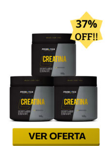 Combo 3x Creatina Monohidratada Pura - 300g - Probiótica Força e Energia -Alta Performance