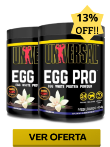 Combo Para Atletas Vitaminas Isolada Egg Protein Sabor Baunilha Ganho Massa Muscular