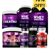 Combo Premium Suplemento 900g Pó Vegano Testo Frasco Olders Nutrition Alta Performance