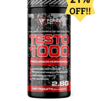 Testo 1000 100% Feno Grego 450mg, Boro, Vit B6, B12 Puro 120 Tabs - Force Full Labz