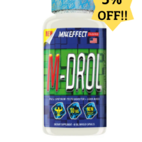 Suplemento Esportivo Clone Pharma M-Drol 60 Cápsulas Sem Sabor Treino Alta Performance