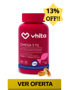 Ômega 3 1000Mg Tg Selo Ifos Epa Dha Vhita 60 Cápsulas Saúde e Bem - Estar - Suplementação