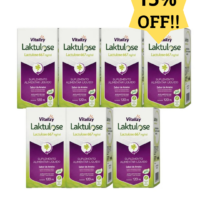 Suplemento  Fibras  Alimentares  Para Atletas Ameixa 7x120ml Cada Vitalizy Sabor Ameixa