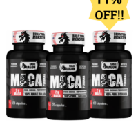 3x Maca Peruana Build Your Monster 100% Pura 120 Cápsulas  Sem sabor Alta Performance